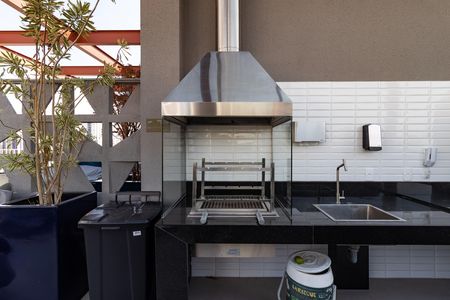 Studio para alugar com 31m², 1 quarto e sem vagaChurrasqueira