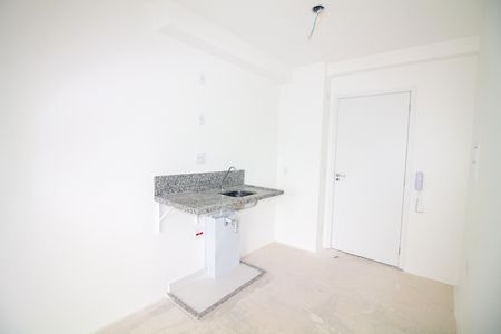 Cozinha de kitnet/studio para alugar com 1 quarto, 26m² em Santo Amaro, São Paulo