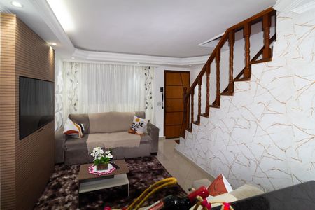 Sala de casa à venda com 3 quartos, 100m² em Fazenda da Juta, São Paulo