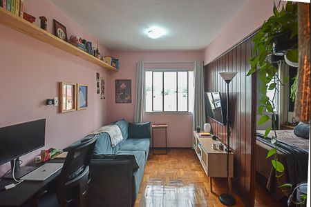 Sala de apartamento à venda com 1 quarto, 40m² em Jardim Tres Marias, São Bernardo do Campo