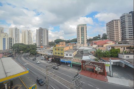 Vista da Sala de apartamento à venda com 1 quarto, 40m² em Jardim Tres Marias, São Bernardo do Campo