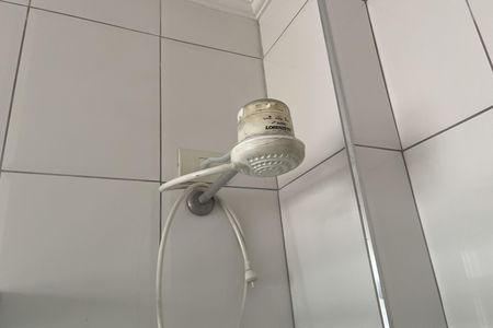Banheiro da Suíte de apartamento para alugar com 1 quarto, 34m² em Boqueirão, Santos