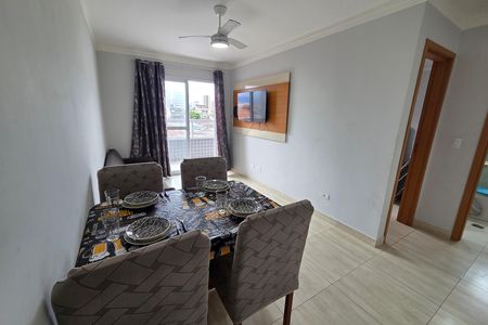 Sala de apartamento para alugar com 1 quarto, 44m² em Nova Mirim, Praia Grande