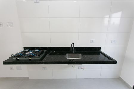 Cozinha de apartamento à venda com 1 quarto, 35m² em Chácara Califórnia, São Paulo