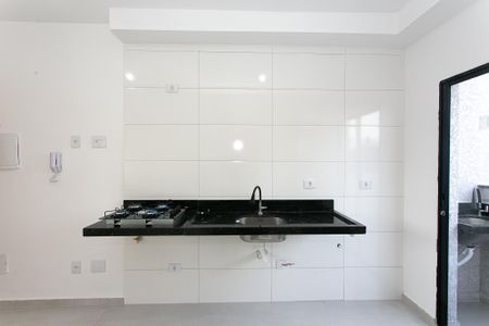 Cozinha de apartamento à venda com 1 quarto, 35m² em Chácara Califórnia, São Paulo
