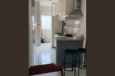 Cozinha de apartamento para alugar com 2 quartos, 58m² em Canto do Forte, Praia Grande