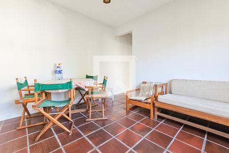 Sala de apartamento para alugar com 1 quarto, 78m² em Jardim Praiano, Guarujá