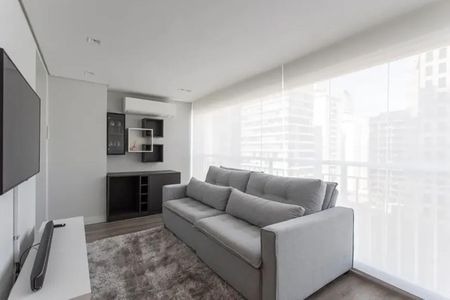 Sala de apartamento para alugar com 1 quarto, 56m² em Vila Nova Conceição, São Paulo