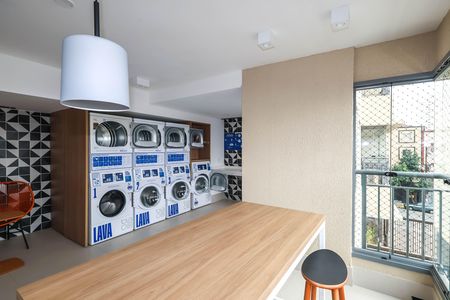 Studio para alugar com 34m², 1 quarto e sem vagaLavanderia