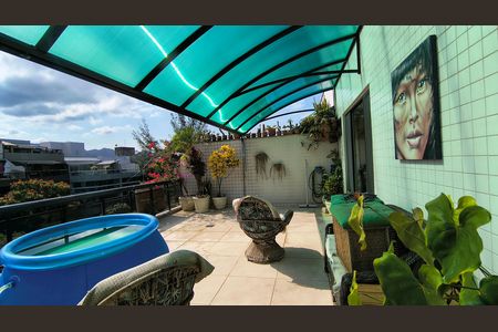 Varanda  de apartamento à venda com 3 quartos, 187m² em Recreio dos Bandeirantes, Rio de Janeiro
