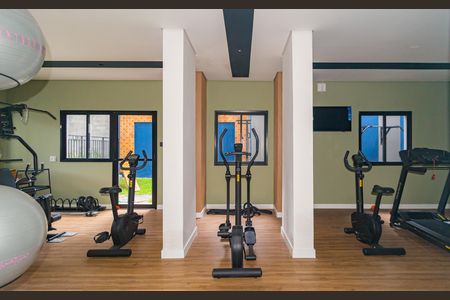 Apartamento para alugar com 38m², 2 quartos e sem vagaAcademia