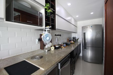 Cozinha de apartamento à venda com 3 quartos, 89m² em Barra Olímpica, Rio de Janeiro