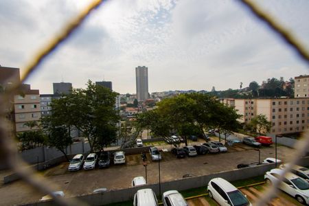 Vista da sala de apartamento à venda com 3 quartos, 56m² em Vila Lutécia, Santo André
