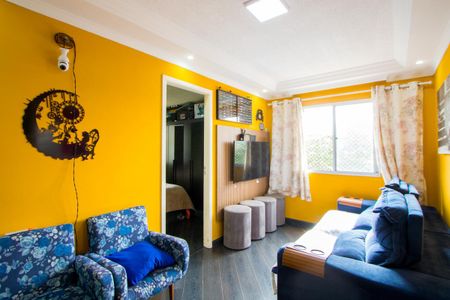 Sala de apartamento à venda com 3 quartos, 56m² em Vila Lutécia, Santo André