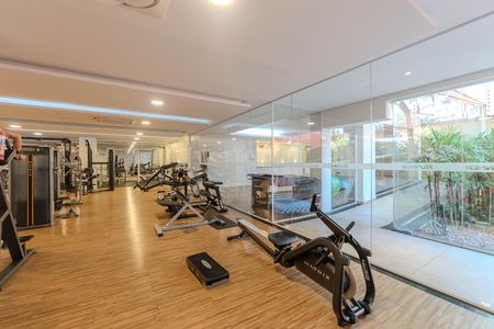 Studio para alugar com 35m², 1 quarto e 1 vaga Studio para alugar com 35m², 1 quarto e 1 vagaÁrea comum - Academia