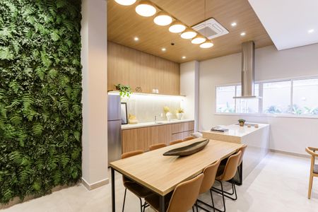 Apartamento para alugar com 42m², 2 quartos e 1 vaga Apartamento para alugar com 42m², 2 quartos e 1 vagaÁrea comum - Salão de festas
