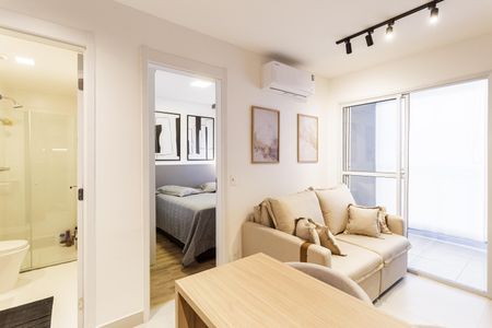 Sala de apartamento para alugar com 2 quartos, 42m² em Brooklin, São Paulo