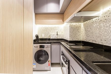 Cozinha de apartamento para alugar com 2 quartos, 42m² em Brooklin, São Paulo