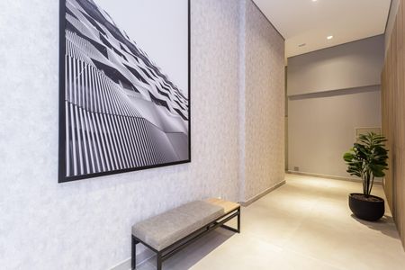 Apartamento para alugar com 42m², 2 quartos e 1 vaga Apartamento para alugar com 42m², 2 quartos e 1 vagaHall social