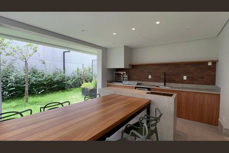Studio para alugar com 26m², 1 quarto e sem vagaChurrasqueira