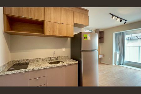 Studio para alugar com 26m², 1 quarto e sem vaga Studio para alugar com 26m², 1 quarto e sem vagaCozinha