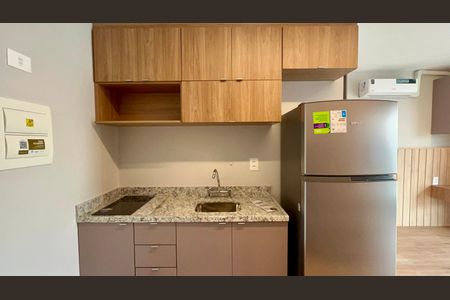 Studio para alugar com 26m², 1 quarto e sem vaga Studio para alugar com 26m², 1 quarto e sem vagaCozinha