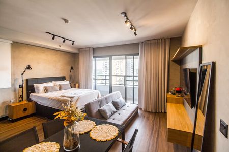 Sala  de apartamento à venda com 1 quarto, 45m² em Melville Empresarial Ii, Barueri