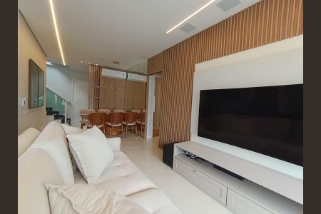Sala de apartamento para alugar com 3 quartos, 128m² em Embaré, Santos
