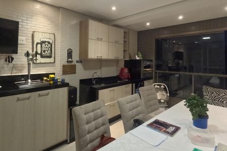 Varanda da Sala de apartamento para alugar com 3 quartos, 128m² em Embaré, Santos