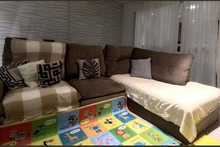 Sala de apartamento para alugar com 3 quartos, 128m² em Embaré, Santos