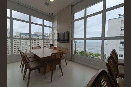 Sala de Jantar de apartamento para alugar com 3 quartos, 128m² em Embaré, Santos
