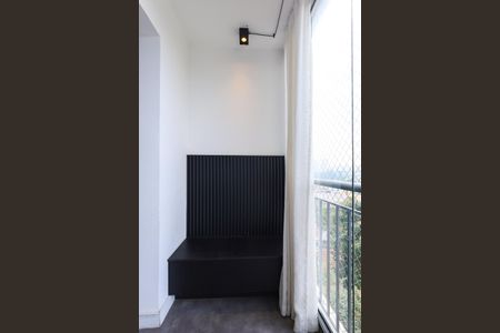 Varanda da Sala de apartamento para alugar com 1 quarto, 67m² em Jardim Monte Kemel, São Paulo