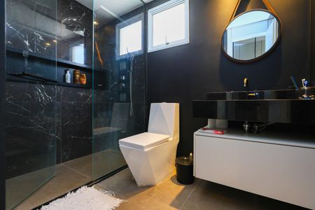 Apartamento para alugar com 67m², 1 quarto e 2 vagas Apartamento para alugar com 67m², 1 quarto e 2 vagasBanheiro da Suíte