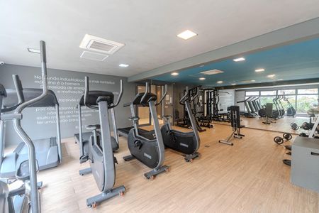 Studio para alugar com 42m², 1 quarto e sem vaga Studio para alugar com 42m², 1 quarto e sem vagaÁrea comum - Academia