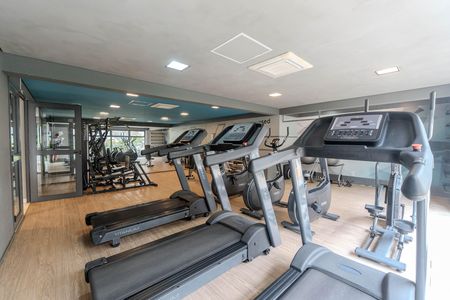 Studio para alugar com 42m², 1 quarto e sem vaga Studio para alugar com 42m², 1 quarto e sem vagaÁrea comum - Academia