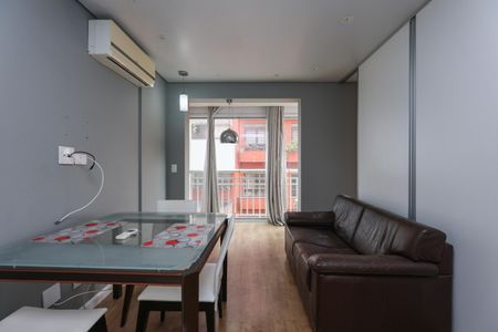 Sala de apartamento para alugar com 1 quarto, 31m² em Panamby, São Paulo