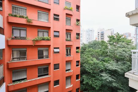 Vista da Suíte de apartamento para alugar com 1 quarto, 31m² em Panamby, São Paulo