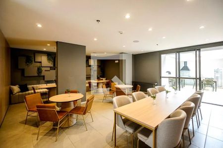 Studio para alugar com 26m², 1 quarto e sem vaga Studio para alugar com 26m², 1 quarto e sem vagaÁrea comum - Salão de festas