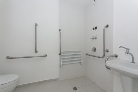 Studio para alugar com 26m², 1 quarto e sem vaga Studio para alugar com 26m², 1 quarto e sem vagaBanheiro