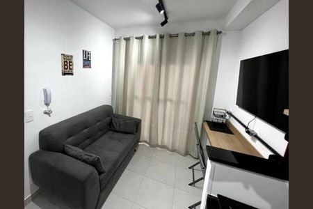 Sala/Cozinha de apartamento à venda com 1 quarto, 26m² em Jardim Caravelas, São Paulo