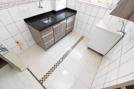 Cozinha de apartamento à venda com 2 quartos, 40m² em Atuba, Curitiba