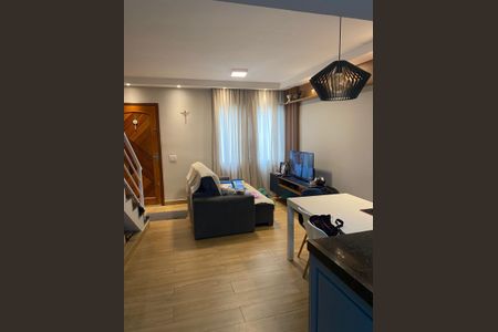 Sala de casa de condomínio para alugar com 2 quartos, 76m² em Vila Bela, São Paulo