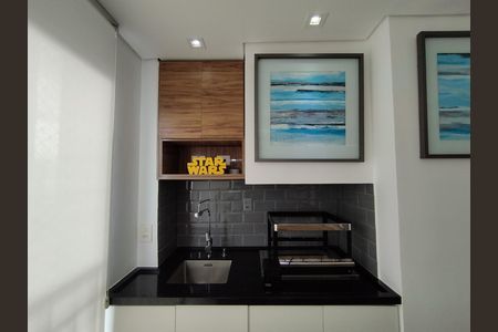 Varanda da Sala  de apartamento à venda com 3 quartos, 113m² em Vila Gumercindo, São Paulo