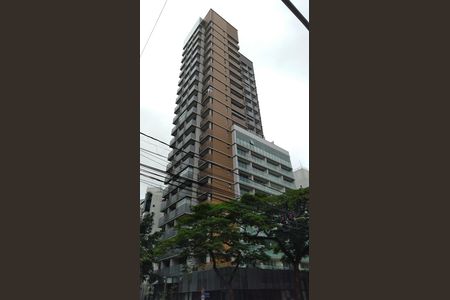Studio para alugar com 27m², 1 quarto e sem vaga Studio para alugar com 27m², 1 quarto e sem vagaFachada