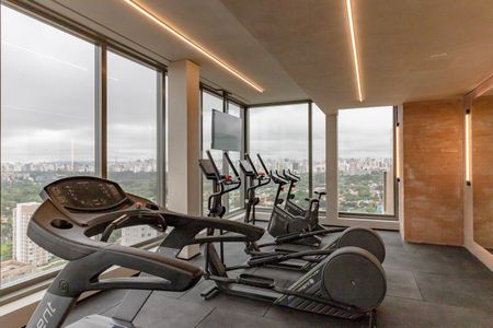 Studio para alugar com 27m², 1 quarto e sem vaga Studio para alugar com 27m², 1 quarto e sem vagaÁrea comum - Academia