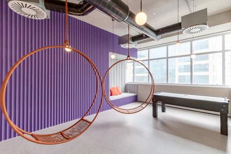 Studio para alugar com 27m², 1 quarto e sem vaga Studio para alugar com 27m², 1 quarto e sem vagaÁrea comum - Salão de Jogos