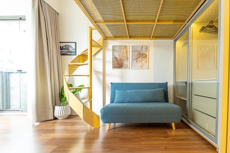 Studio de kitnet/studio para alugar com 1 quarto, 27m² em Indianópolis, São Paulo
