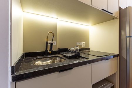 Studio para alugar com 27m², 1 quarto e sem vaga Studio para alugar com 27m², 1 quarto e sem vagaCozinha