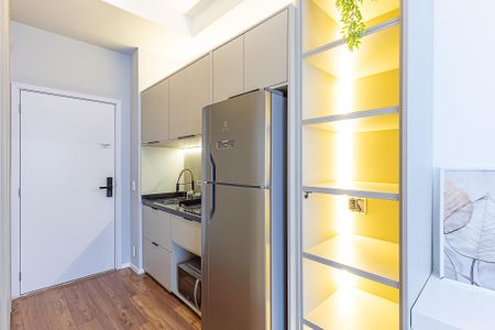 Studio para alugar com 27m², 1 quarto e sem vaga Studio para alugar com 27m², 1 quarto e sem vagaCozinha