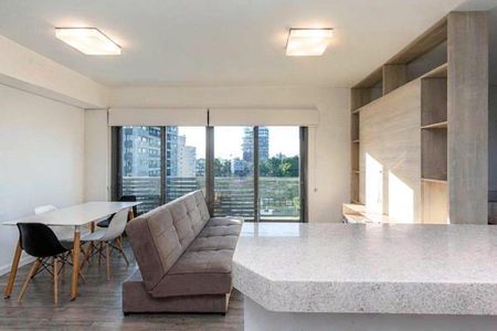 Sala de apartamento para alugar com 1 quarto, 47m² em São João, Porto Alegre